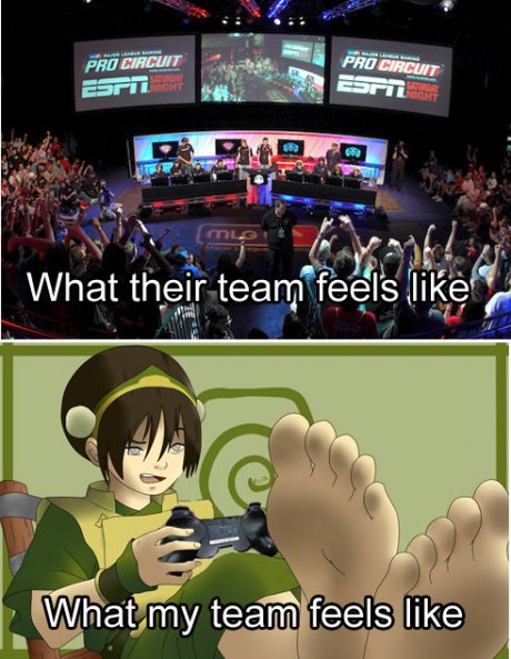When I play online...