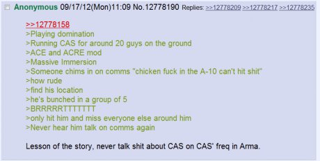 ArmA 2 Greentext on /k/