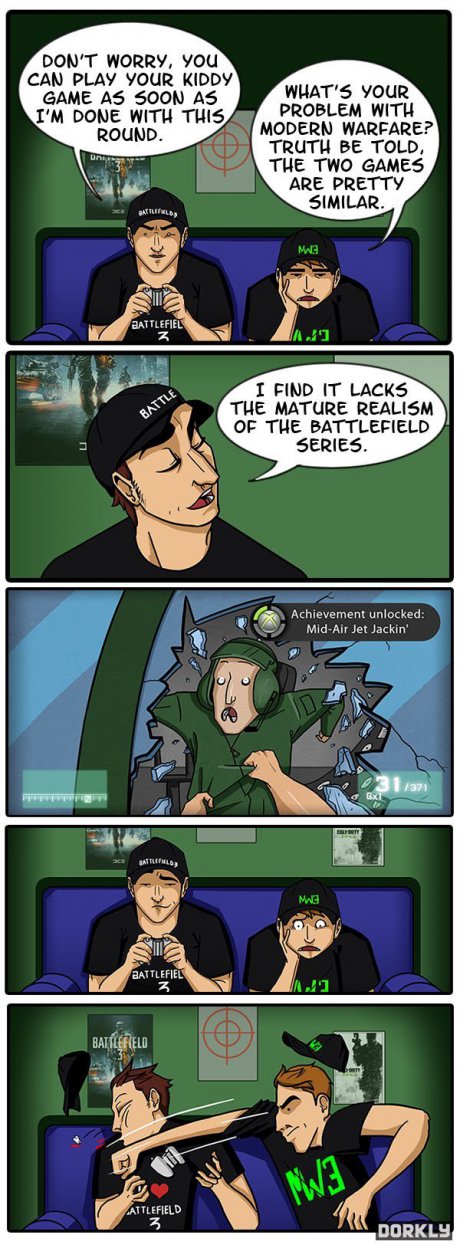 Battlefield vs. Modern Warfare