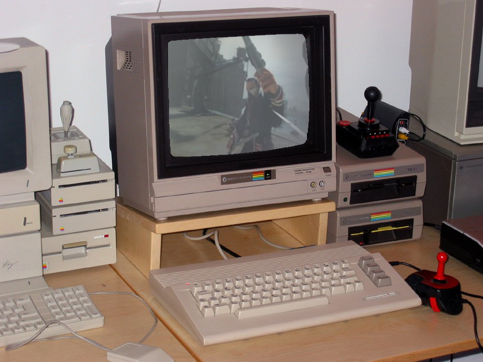 You 'miring my Commodore 64 rig?