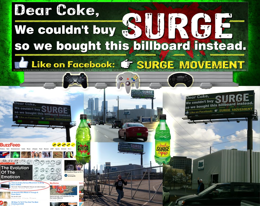 Statistics show gamers love SURGE SODA!