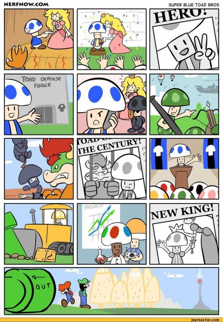 Toad, the blue one