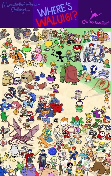 Find Waluigi
