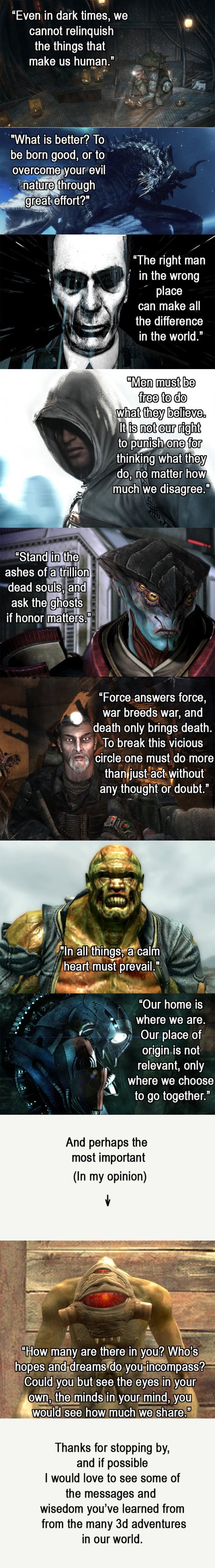 Things that I have learned from Games