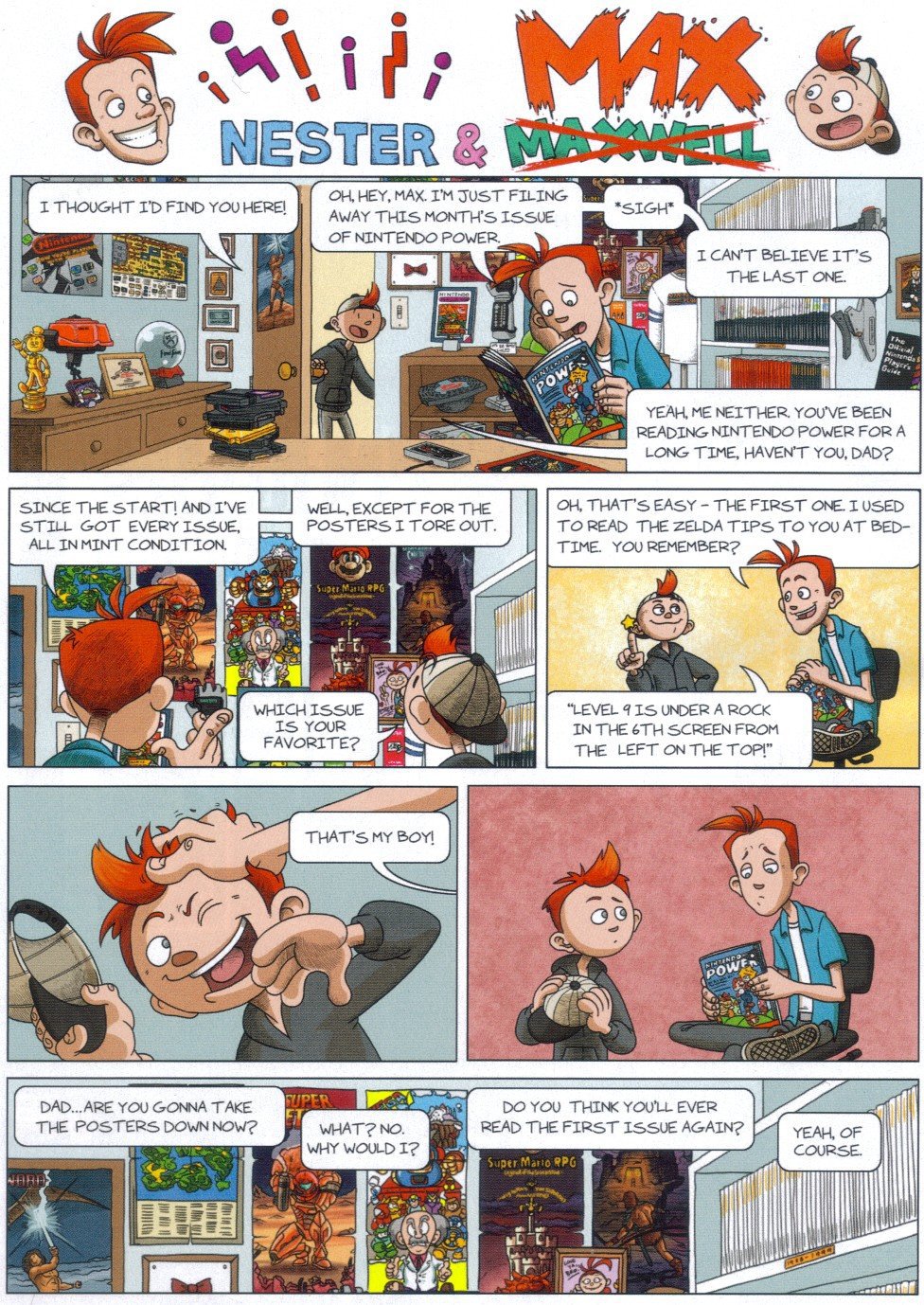 Howard and Max (final Nintendo Power)