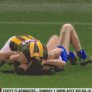 Australian Player Choking Out a player During a Game