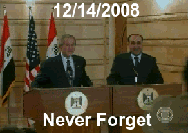 Five years ago today, some crazy Iraqi chucked a pair of shoes at George Bush - Lest We Forget.