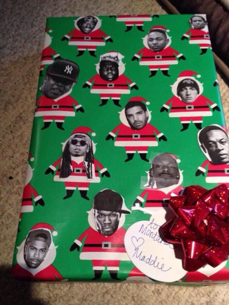 My sister calls it "rapping paper"