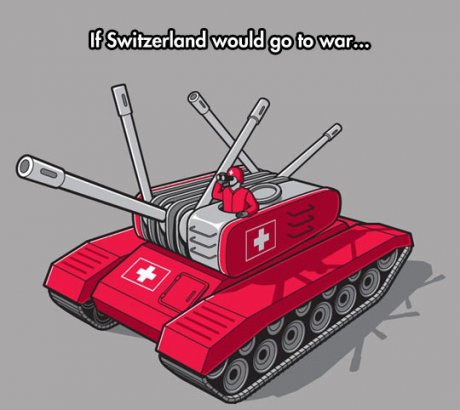 If Switzerland would ever go to war...