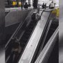 Climbing an escalator