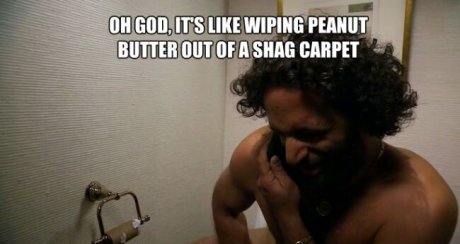 The struggles of being a hairy dude