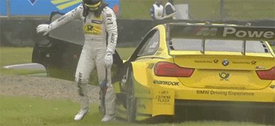 I guess my race is over, I'll just shut this door