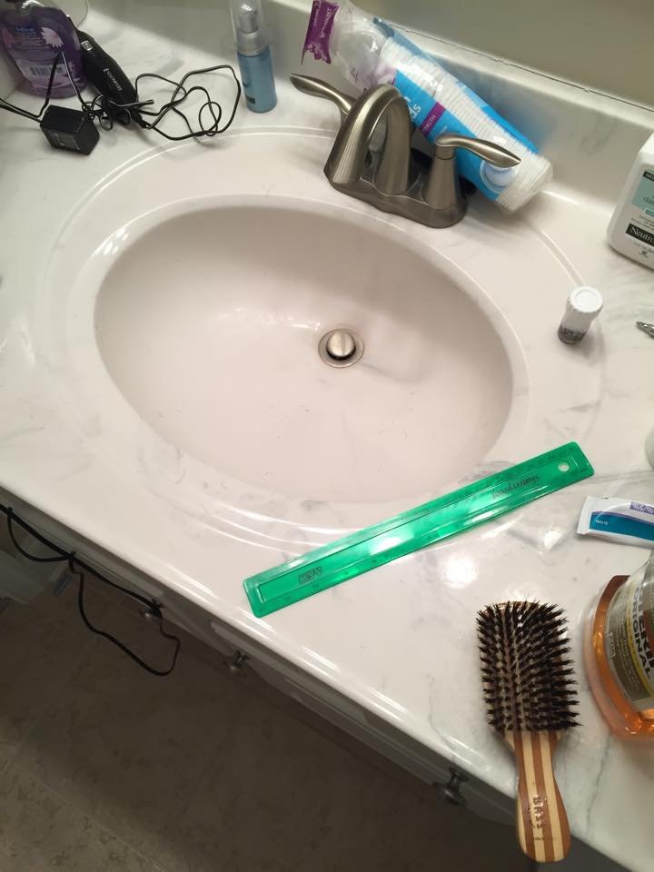 Went to get something out of my roommate's bathroom...