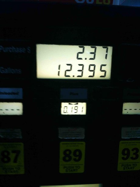 I guess someone goofed, glad I filled up