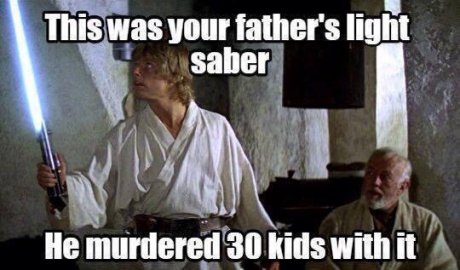 An elegant weapon, for a more civilized age.