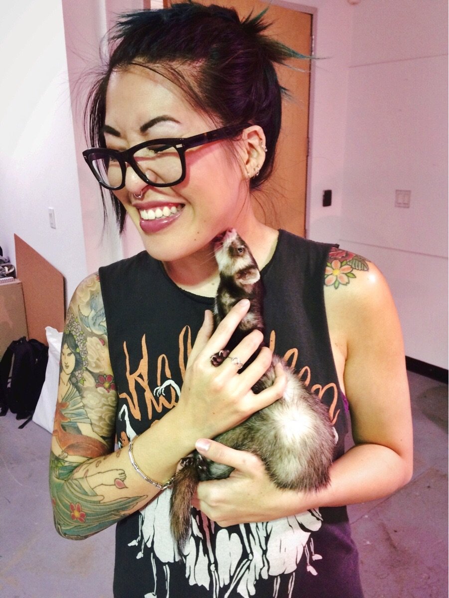 It was like cuddling a tube of jello and love.