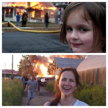Aww, Disaster Girl is all grown up