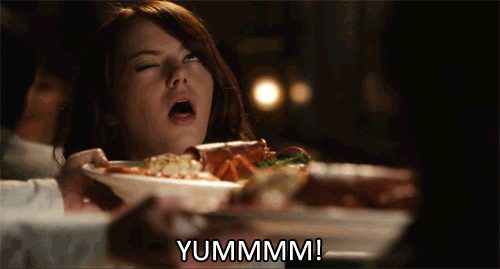 My reaction when I ate meat yesterday after being a vegetarian for 3 years.