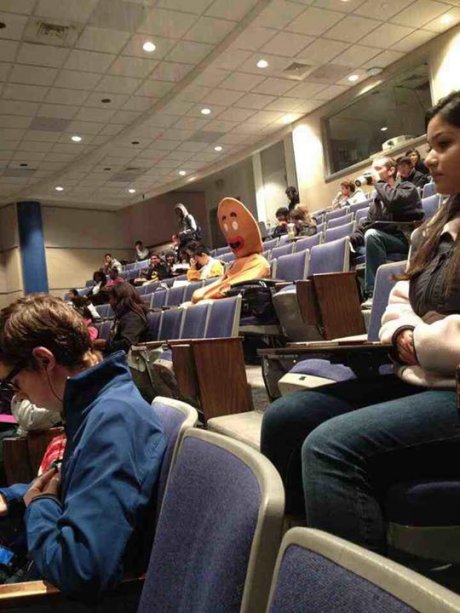 Does this student look baked to you?