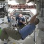 Astronauts on the ISS getting ready for the World Cup