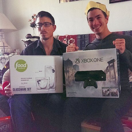 Being the older "mature" brother on Christmas morning