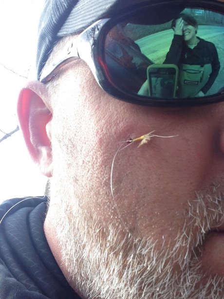 So my buddy took his girlfriend flyfishing...