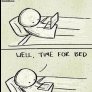 Time for bed.