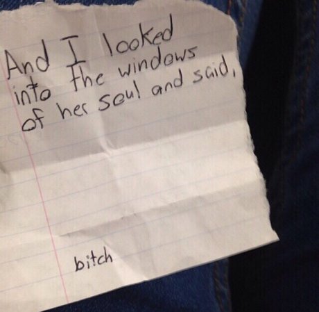 A romantic poem.