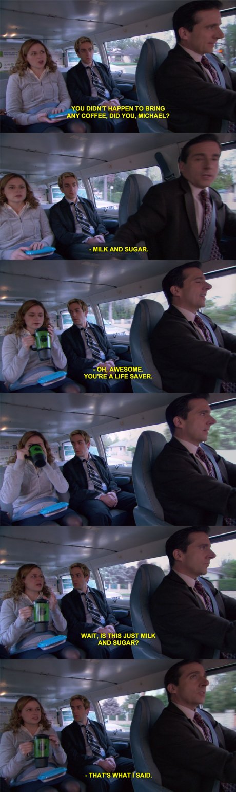 Michael's cup of coffee