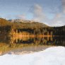 Near perfect lake reflection