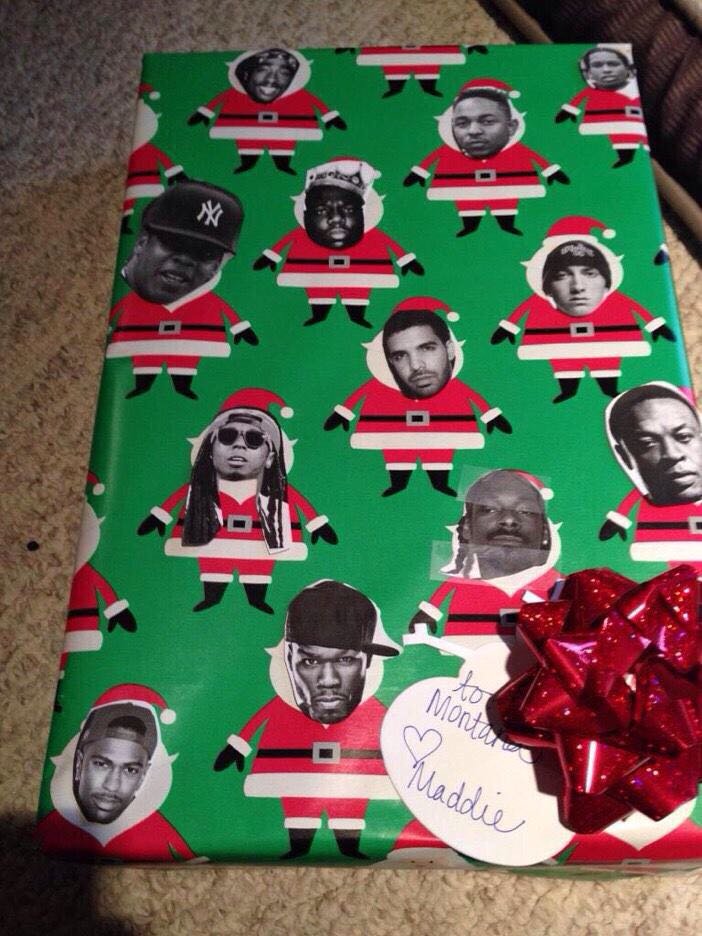 My sister calls it "rapping paper"