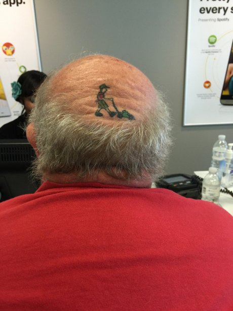 I met a man today with a pretty good sense of humor.
