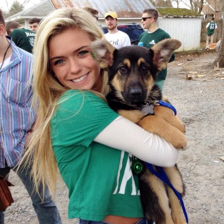 Puppy hug