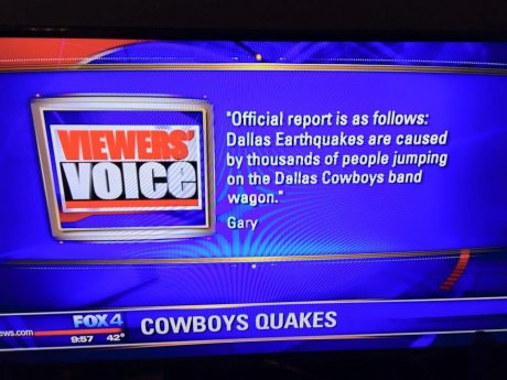Earthquakes in Dallas, TX? Gary knows what's up.