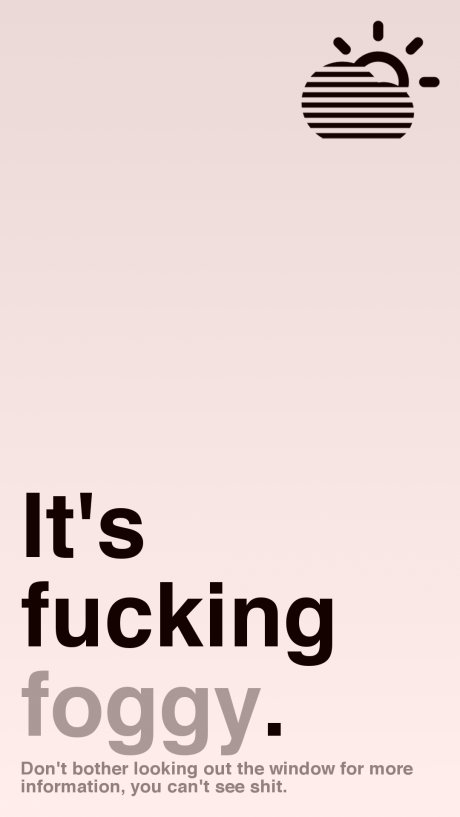 Best weather app ever.