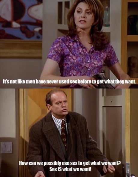 I miss Frasier. He tells it as it is.