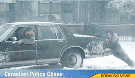 Canadian police chase