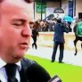 Horse kicks the cameraman