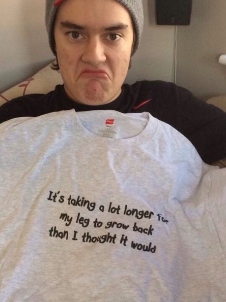 My amputee brother didn't appreciate his Christmas present