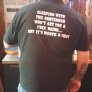Classy bartender t-shirt is classy.