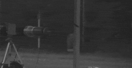 Sabot dart shot in slow-motion