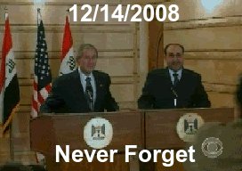 Five years ago today, some crazy Iraqi chucked a pair of shoes at George Bush - Lest We Forget.