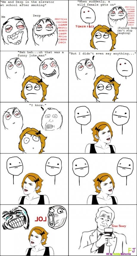 In the elevator