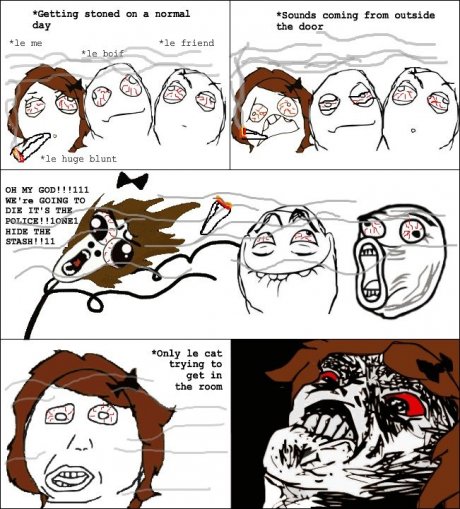 Le stoned.