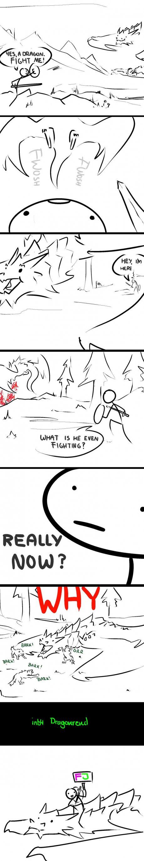 Skyrim Dragon AI