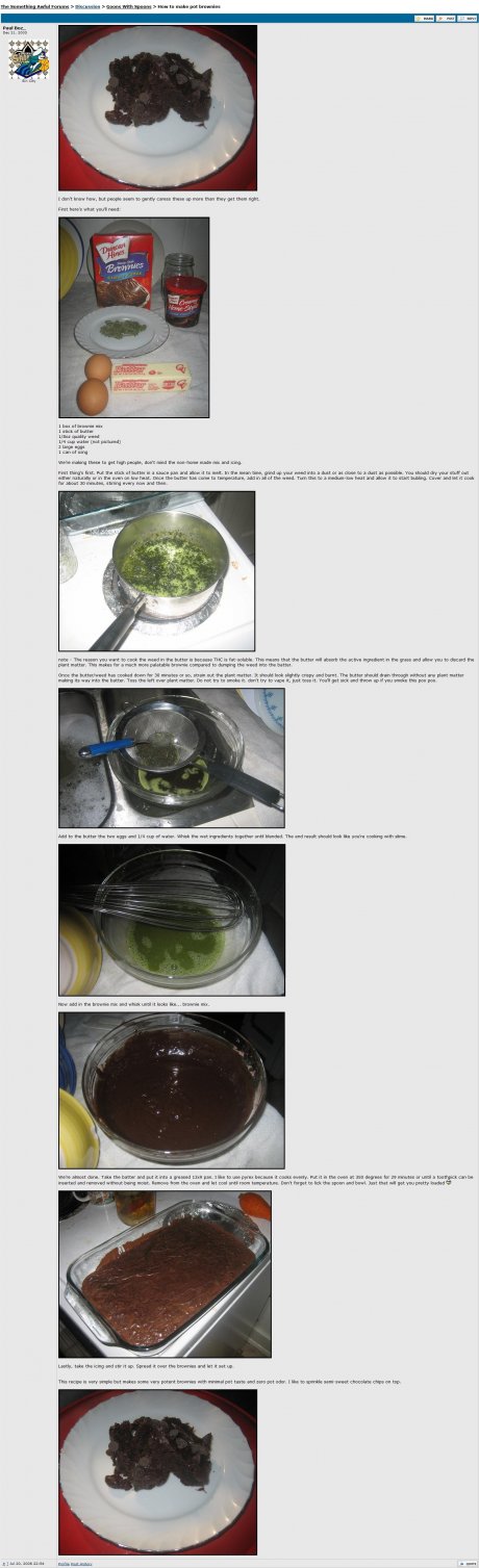 Pot Brownies