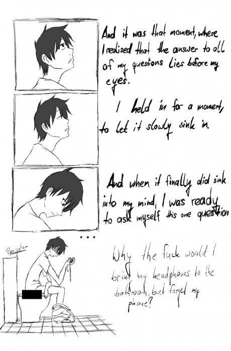 Bathroom conspiracy