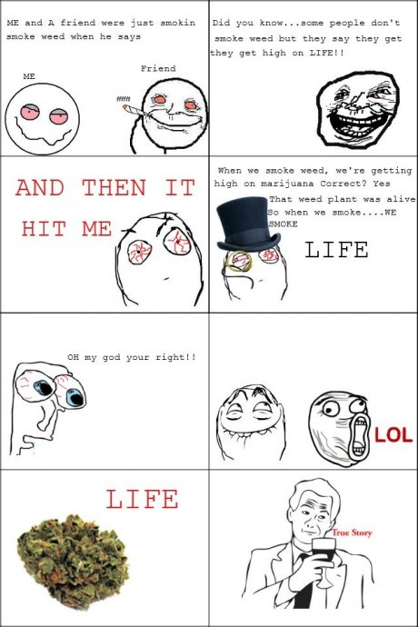 gettin` high on life