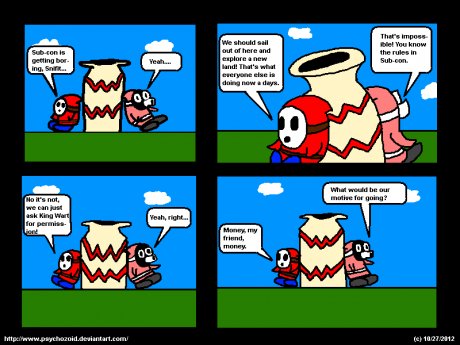 Shy Guy and Snifit - Strip 1
