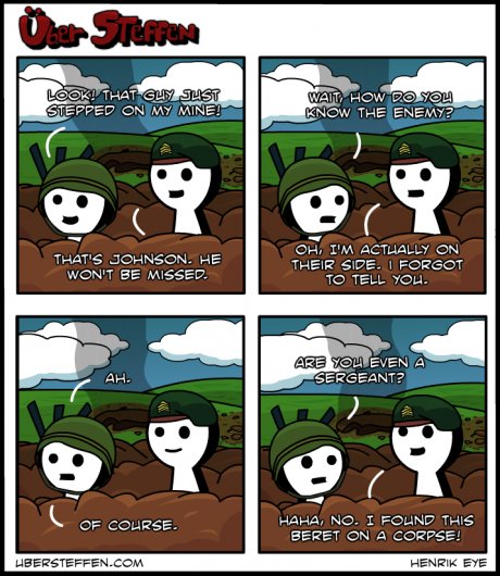 War never changes